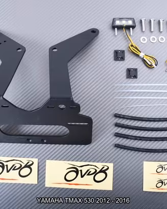 Portatarga corto AVDB YAMAHA TMAX 530 2012 - 2016