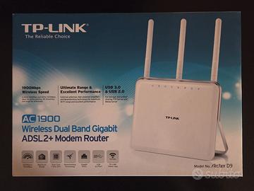 Modem Router TP-Link Archer D9 AC1900 Come Nuovo