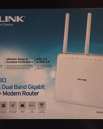 Modem Router TP-Link Archer D9 AC1900 Come Nuovo