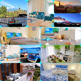 Casa del sole tra l'Etna e il mare