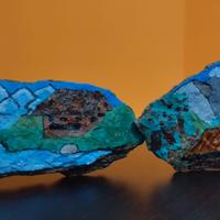 paesaggio di montagna .dipinto.