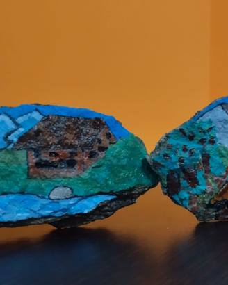 paesaggio di montagna .dipinto.