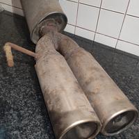 scarico sportivo doppia uscita