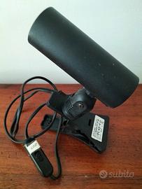 LAMPADA FARETTO CON MORSETTO METALLO VINTAGE