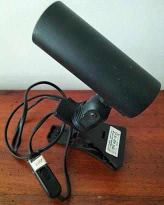 LAMPADA FARETTO CON MORSETTO METALLO VINTAGE