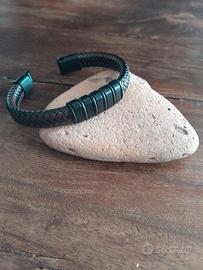 Bracciale Uomo Vintage Intrecciato - Marrone