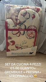 Set da cucina 4 pezzi €5