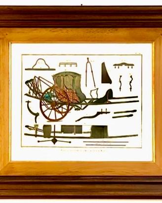 Quadro con stampa , "CARROZZA "