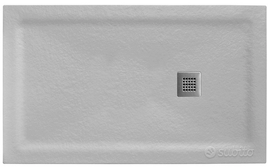 Piatto Doccia 100x80 marmoresina grigio chiaro