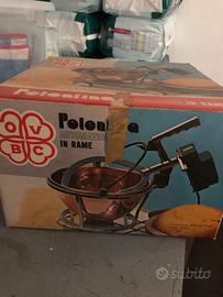 Paiolo elettrico in rame per polenta