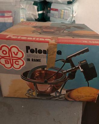 Paiolo elettrico in rame per polenta