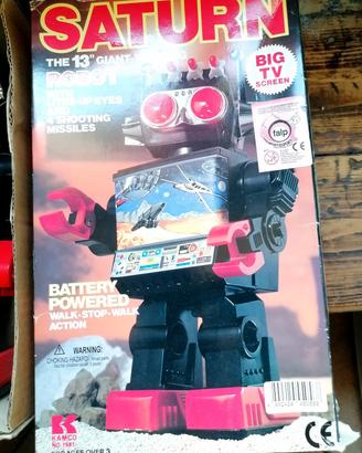 robot saturn vintage 