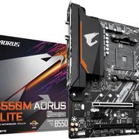 GIGABYTE B550M AORUS ELITE mATX Motherboard fo AMD