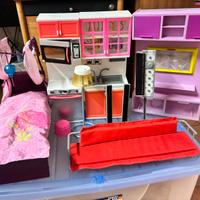 Salotto e camera Barbie