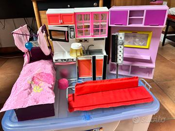 Salotto e camera Barbie