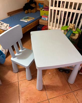 Tavolo con sedia ikea bimbo