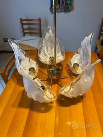 Lampadario La Murrina Petali in Vetro di Murano