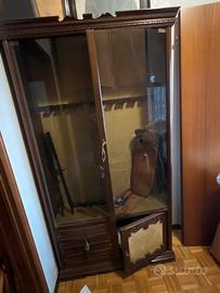 Vetrina porta fucili legno