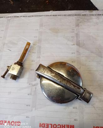 tappo serbatoio e rubinetto benzina Gilera anni 60