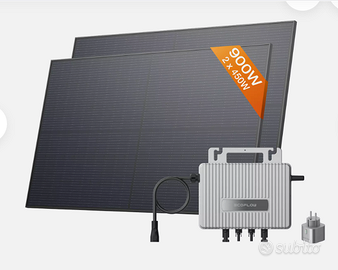 Kit solare EcoFlow da Balcone.