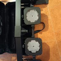 Barra luci per dj pianobar palco