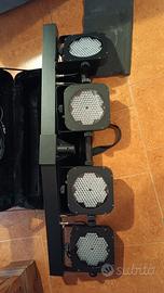 Barra luci per dj pianobar palco