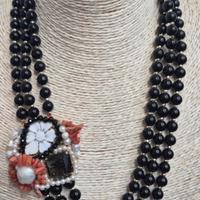 Collana artigianale in pietra naturale