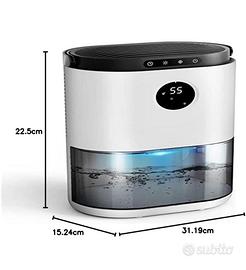Deumidificatore con sensore display,timer,luce