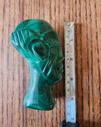 Statuetta Malachite