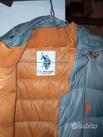 Piumino Polo US Grigio arancio tg M