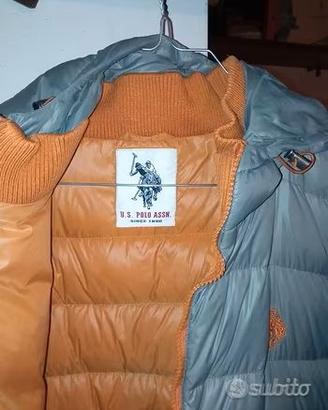 Piumino Polo US Grigio arancio tg M