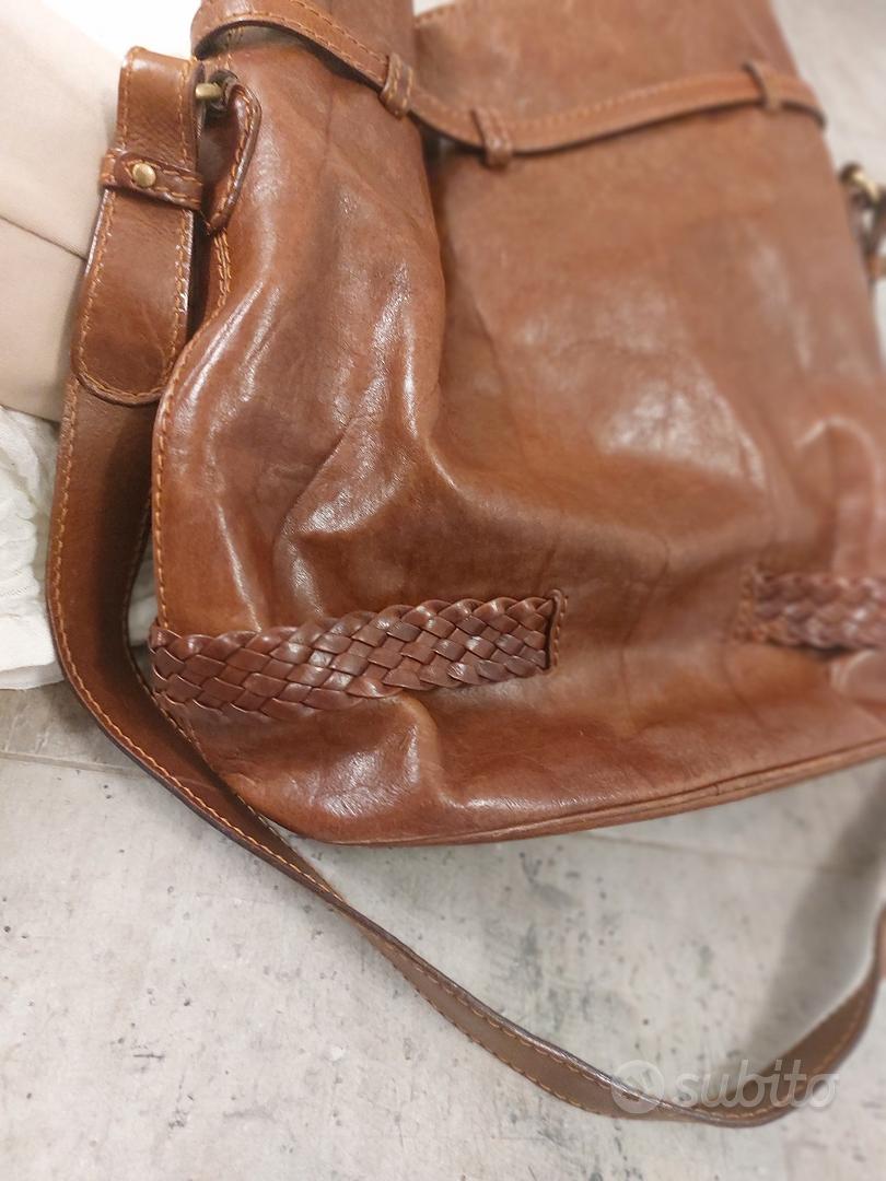 Borsa/secchiello cuoio The Bridge vintage Abbigliamento e