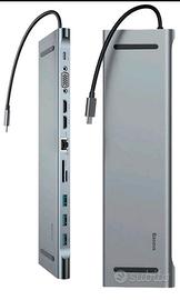 Baseus Docking station Hub USB C 11 in 1 c-c3ue2hv