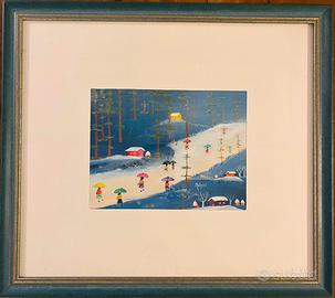 Quadro "Paesaggio innevato" di Meloni
