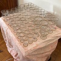 set bicchieri old styule vintage