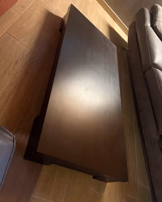 Tavolino legno scuro