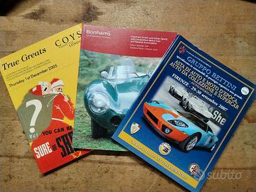 Cataloghi d'asta automobili  e  accessori.