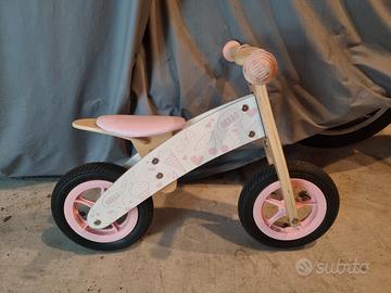 bici legno senza pedali 