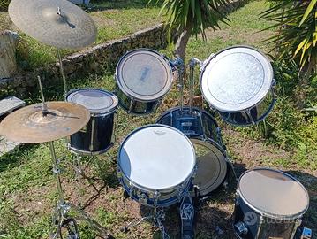 Pearl export + Paiste 2000 + Tosco super t 18"