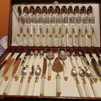 Posate Gottinghen 52pz acc.18/10, oro, madreperla.