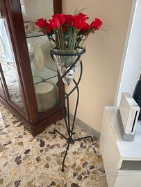 porta vaso e vaso (no spedizione a distanza)