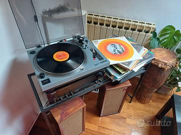 Impianto Hi-fi con casse Pearless anni '60