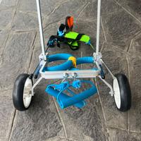 CARRELLO CAROZZINA CANE DISABILE