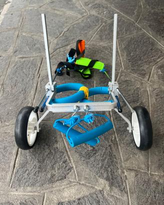 CARRELLO CAROZZINA CANE DISABILE