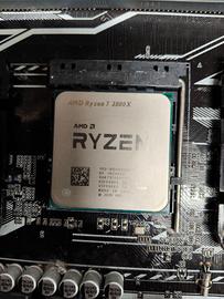 blocco ryzen 7 3800X scheda madre 16gb ddr4