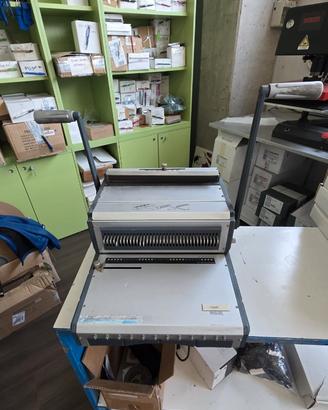 Perforatrice Rilegatrice Professionale + materiali