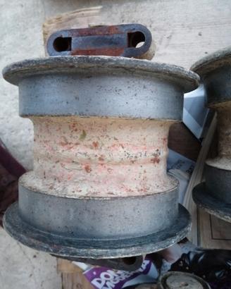 Rulli e ruote catenario Fiat 455 carro leggero