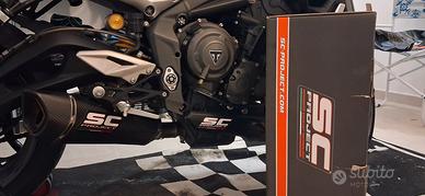 Scarico street triple sc project 