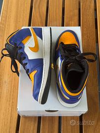 Air Jordan 1 mid x Lakers