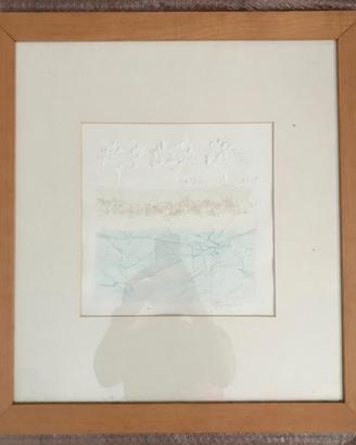 Guido Armeni - PAESAGGIO CON ALBERI - acquerello